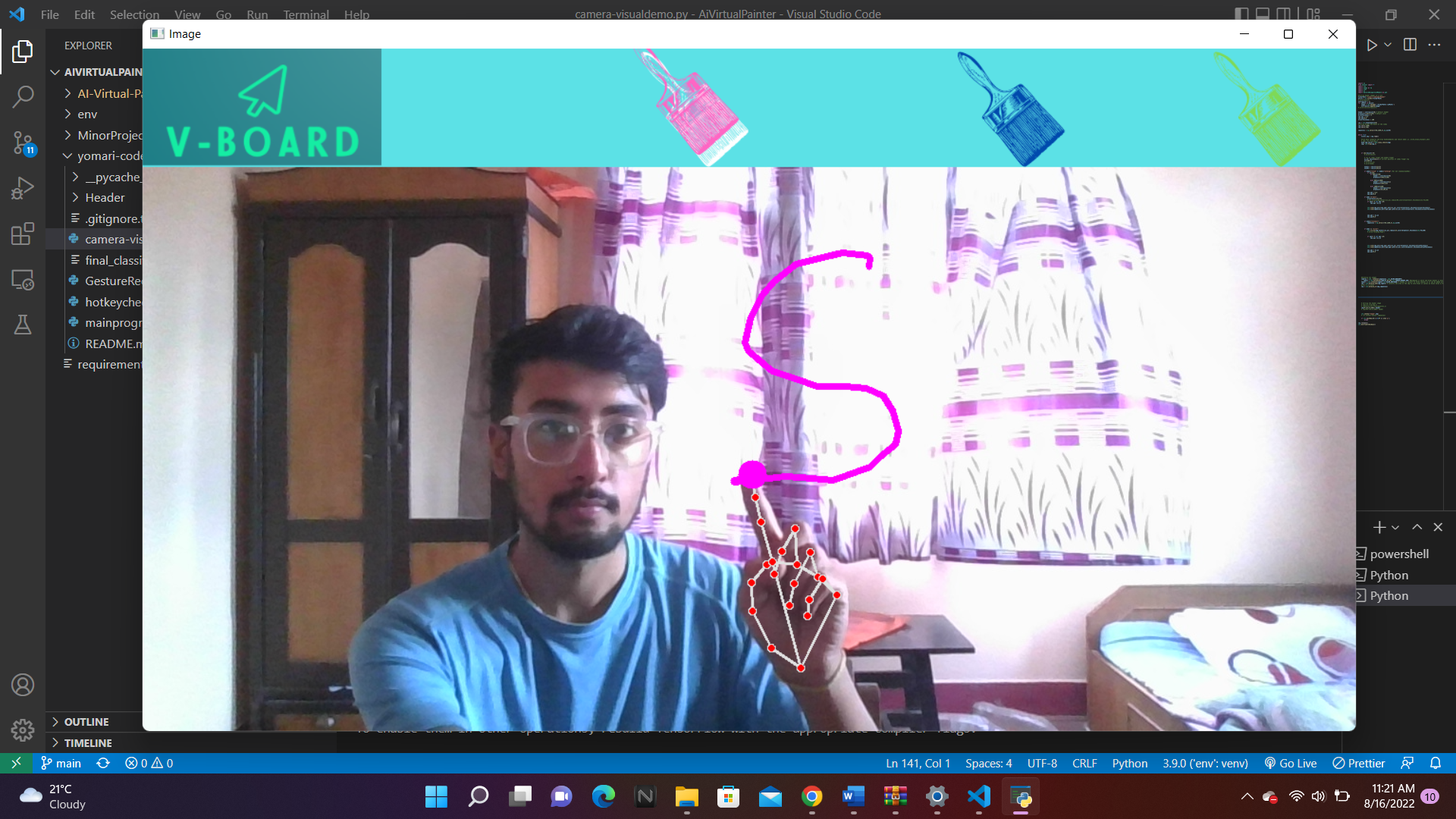 Virtual Whiteboard